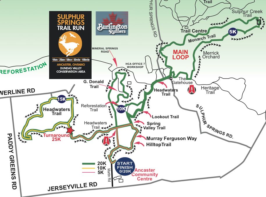Sulpur Springs Course Map
